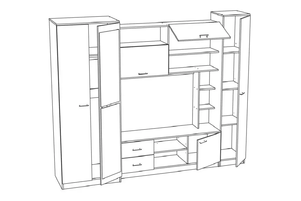 Схема стенки