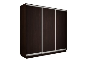Шкаф-купе Экспресс, венге, серебряный профиль, 1800х450х2200