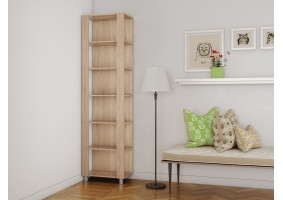 Стеллаж универсальный, сонома, 350х600х2200