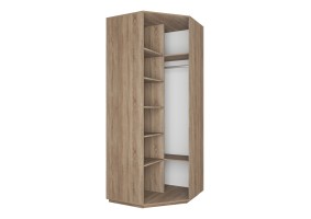 Шкаф угловой распашной, сонома, 900х900х2200