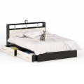 Кровать с ящиками 1400 Камелия, цвет: Венге / Дуб Лоредо