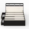 Кровать с ящиками 1400 Камелия, цвет: Венге / Дуб Лоредо, без матраса