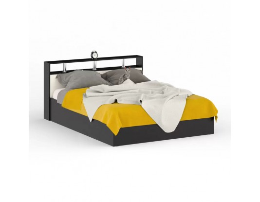 Кровать 1600 Камелия, цвет: Венге / Дуб Лоредо