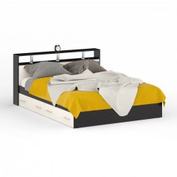 Кровать с ящиками 1800 Камелия ( Венге / Дуб Лоредо )
