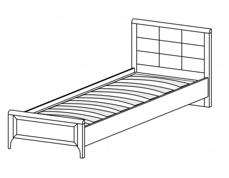 Кровать КР-1035 (0,9 Х 1,9)