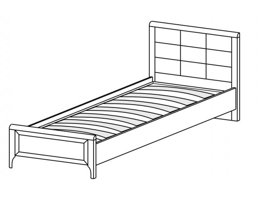 Кровать КР-1035 (0,9 Х 1,9)