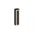 Антресоль АН-5002, цвет: Гикори Джексон тёмный - фасад Белый Бриллиант глянцевый (ГТ-БГ)