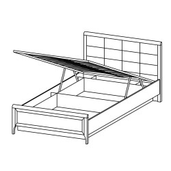 Кровать КР-1031 (1, 2 Х 2, 0)