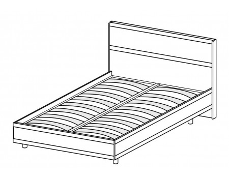 Кровать КР-2001 (1,2 Х 2,0)