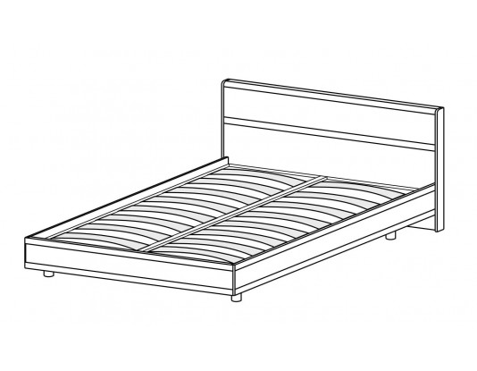Кровать КР-2002 (1,4 Х 2,0)