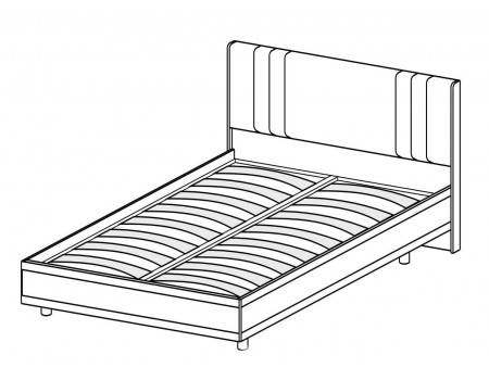 Кровать КР-2011 (1,2 Х 2,0)