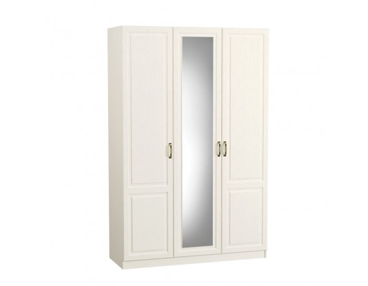 Шкаф комбинированный Ливерпуль 08.45, цвет: Ясень ваниль / Белый 