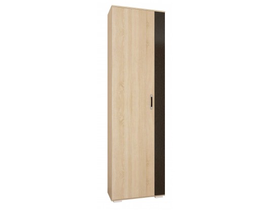 Шкаф 2-х дверный бельевой Оскар 18, цвет: Дуб сонома / Венге