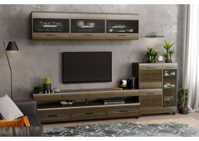 Гостиная Камелия 12, гикори джексон тёмный