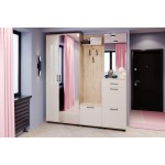 Прихожая Грэйс 8, гикори джексон светлый / кашемир глянцевый