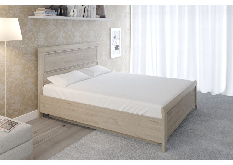 Кровать КР-1024 180х200, гикори джексон светлый