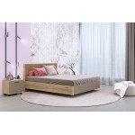 Кровать КР-5014 180х200, гикори джексон светлый / латте матовый