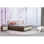 Кровать КР-5014 180х200, гикори джексон тёмный / кашемир матовый