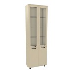 Шкаф, цвет серый кашемир, кашемир глянцевый