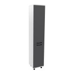 Шкаф, цвет снежный ясень, антрацит матовый