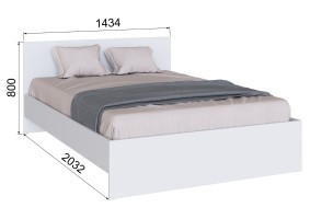 Кровать Мэнкс МСКР-1 140х200, белый