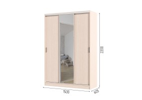 Шкаф-купе Альянс 1,5 м, дуб белфорт
