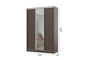 Шкаф-купе Альянс 1,5 м, венге