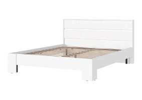Кровать Хелен КР-03 160х200, белый / белый супермат