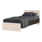 Кровать Басса КР-554 80х200, венге / дуб белфорт