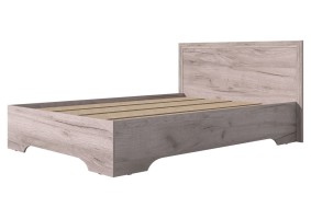 Кровать Алисия 140х200, дуб крафт серый