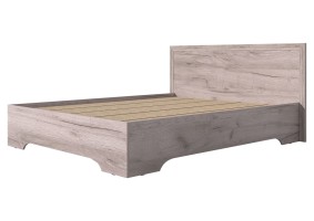 Кровать Алисия 160х200, дуб крафт серый