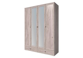 Шкаф Алисия 1600, дуб крафт серый