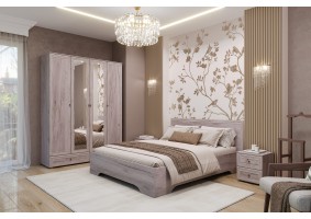 Спальня Алисия 3, дуб крафт серый