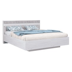 Кровать Бетти 160х200, анкор светлый / бетонный камень