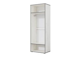 Шкаф Норден 800, дуб крафт белый / графит
